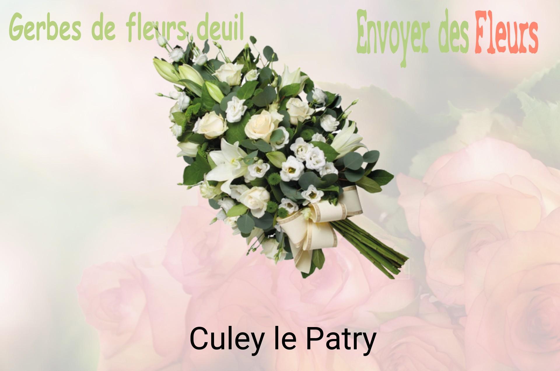 Gerbe de fleurs de deuil livrée à Culey-le-Patry